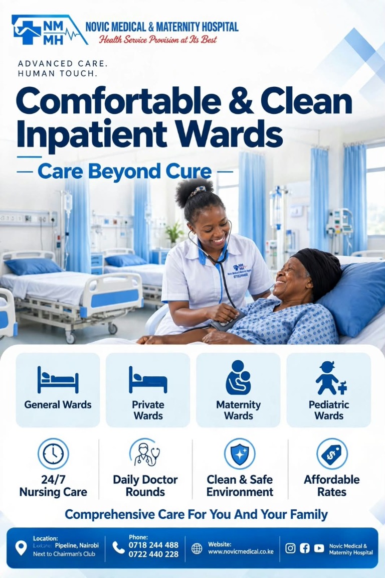 Inpatient ward care at Novic Medical Hospital